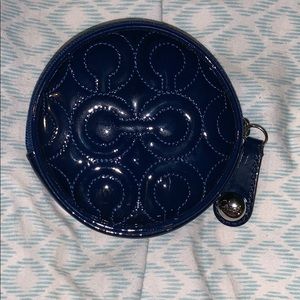 Blue Coach coin purse